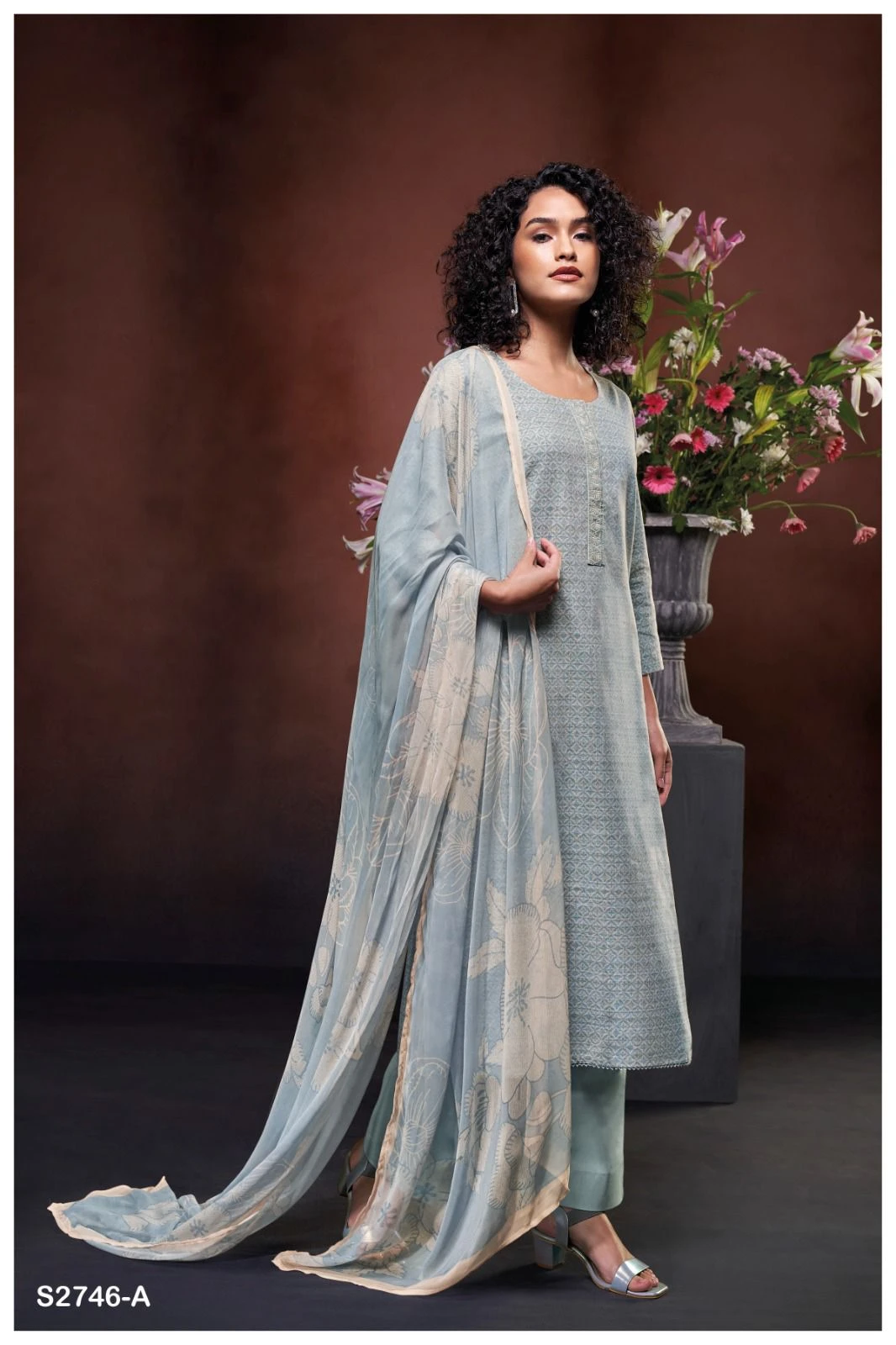 Ganga Remy 2746 Premium Woven Cotton Wholesale Fancy Salwar Suit Catalog — Wholesale Salwar Suits, Ganga wholesale from Surat - Gallery Image 5